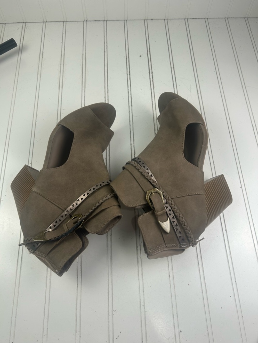 Maurice’s Sabrina Open Toe Ankle Boots Women’s Size 11M - Picture 10 of 10